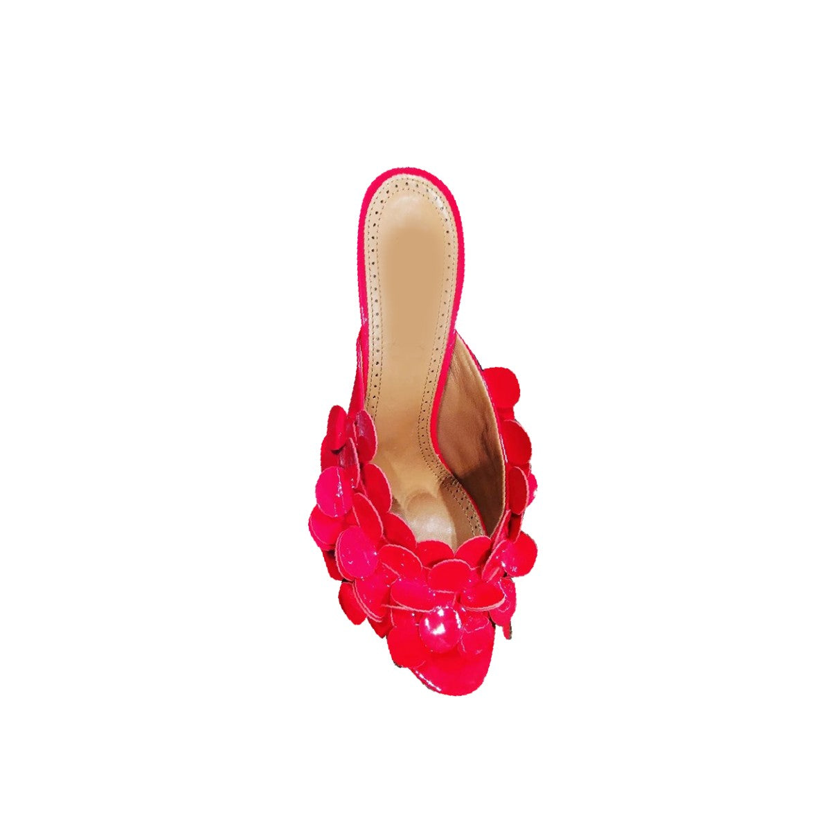 Flower Mules Sandals