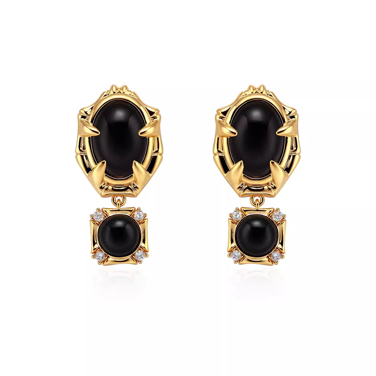 Gem Earrings - Pair