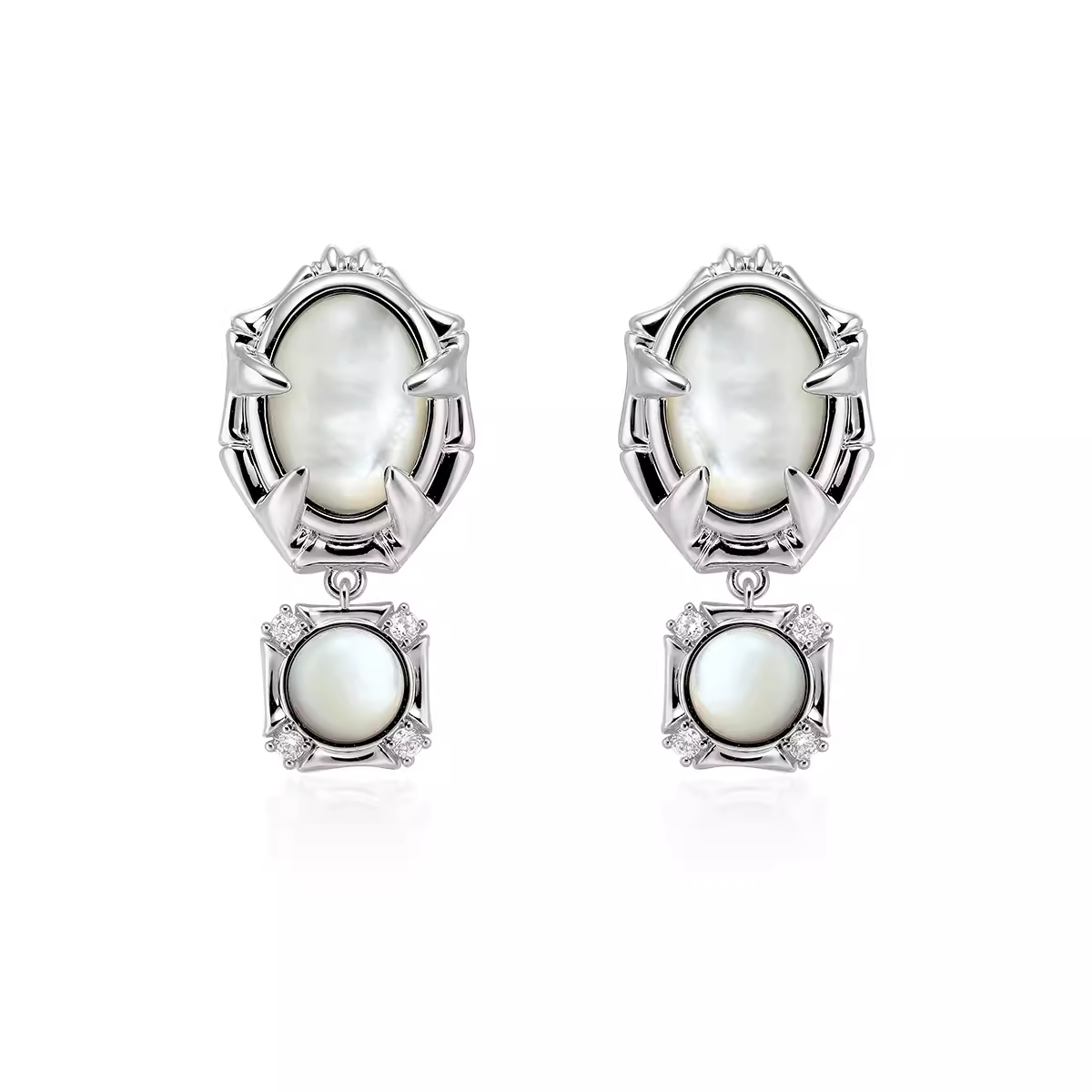 Gem Earrings - Pair