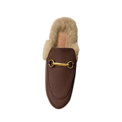 Basic Flat Scarf Slides Slippers