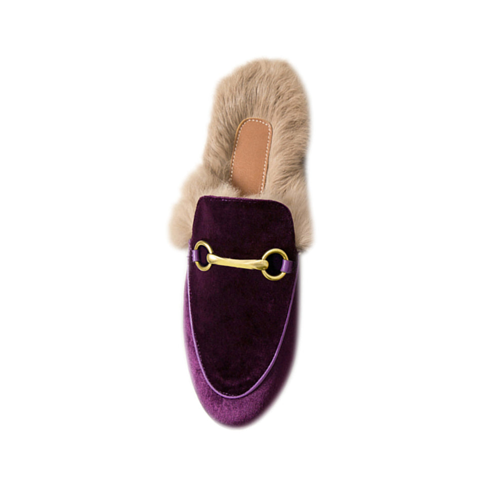 Basic Flat Scarf Slides Slippers