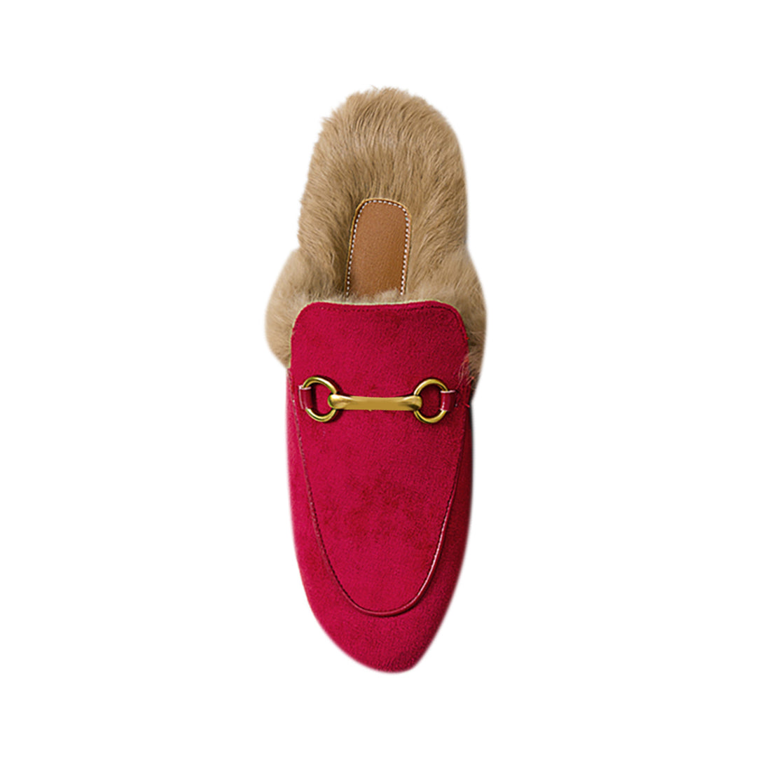 Basic Flat Scarf Slides Slippers