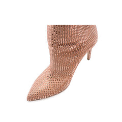 Diamante Stiletto Heel Knee High Boots