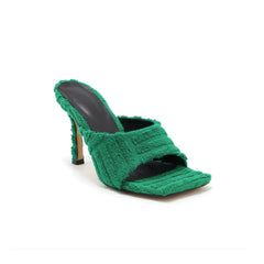 Stiletto Heel Mules Sandals