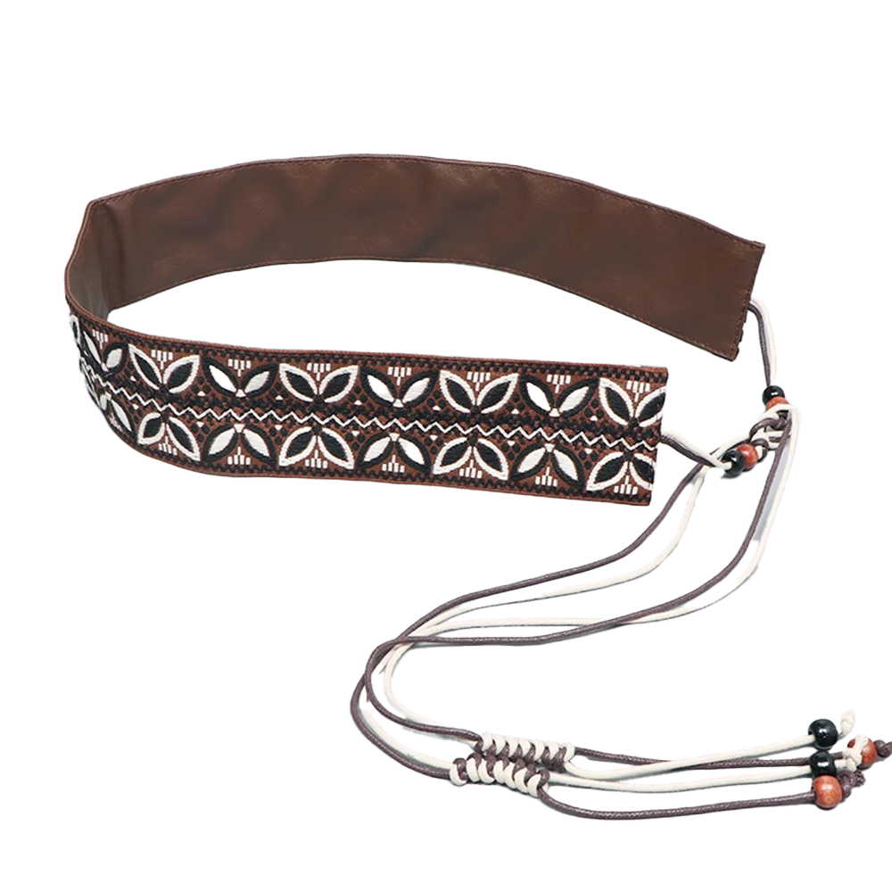 Flower Detailed Girdle Belt