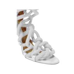 Lace Up High Heel Rope Sandals