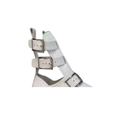 Buckled Cut Out Ankle Boots