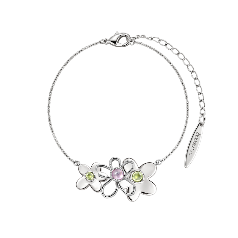 Diamante Flower Bracelet