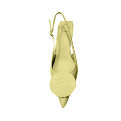 Asymmetric Kitten Heel Sandals
