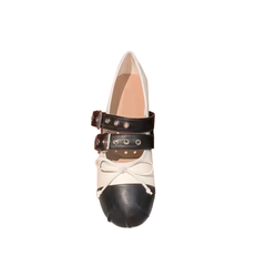 Bow And Buckled Ballet Shoes