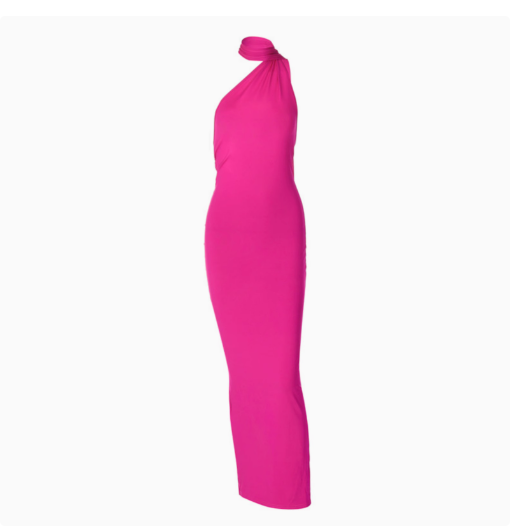 One Shoulder Maxi Dress