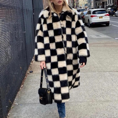 Bi-Color Long Coat
