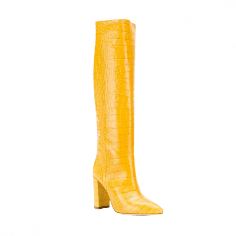 Leather Knee High Boots