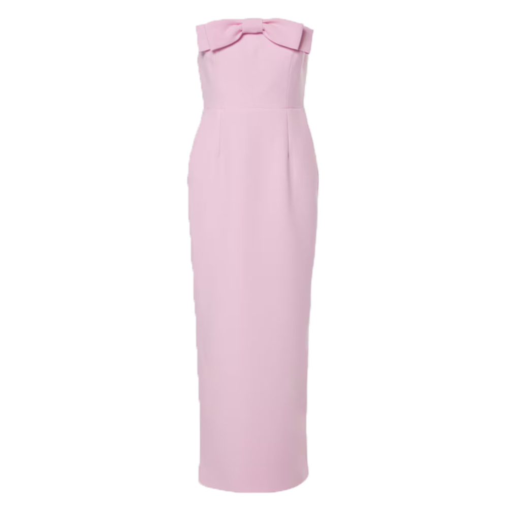 Bow Tube Evening Dress Gown