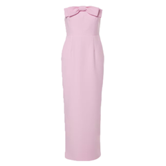 Bow Tube Evening Dress Gown