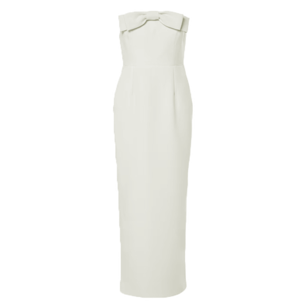 Bow Tube Evening Dress Gown
