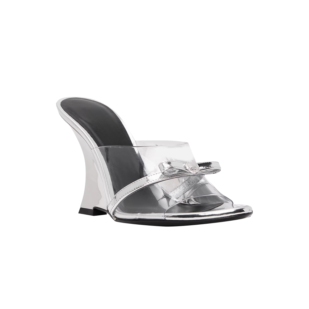 Wedged Heel Mules Sandals