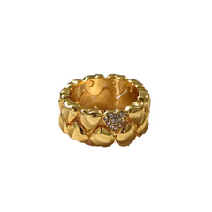Diamante Heart Ring