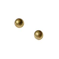 Metal Ball Ear Studs Earrings - Pair