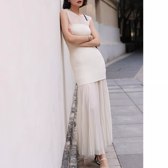Fold Hem Tank Dress