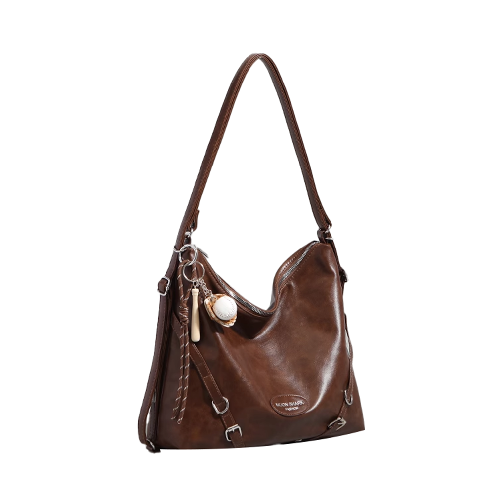 Buckled Oversized Tote Bag