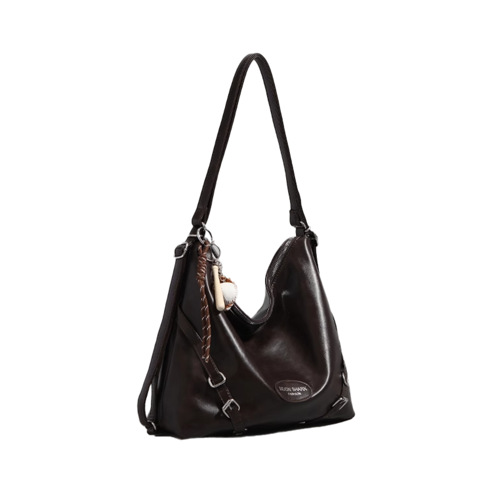 Buckled Oversized Tote Bag