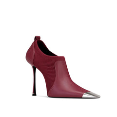 Metal-Plated Mid Heels - 8cm