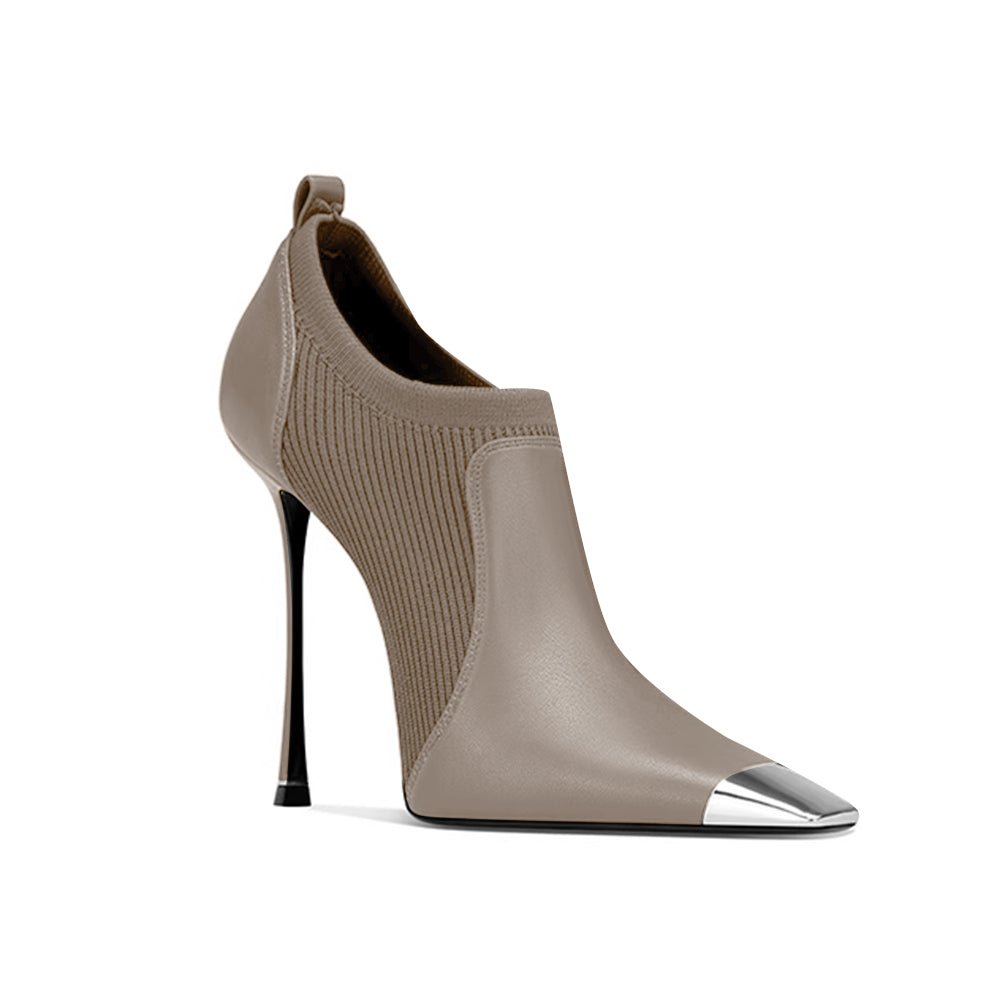 Metal-Plated High Heels - 10cm