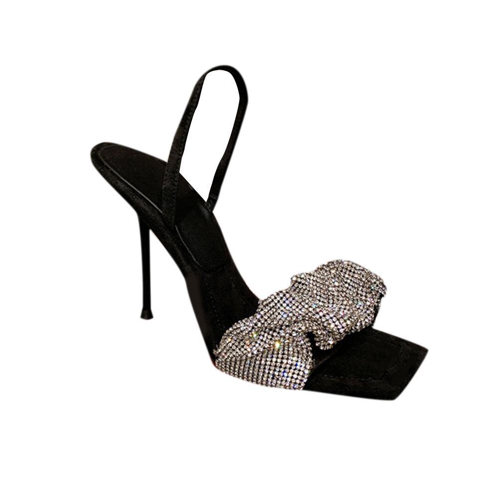Diamante High Heel Sandals - 10cm