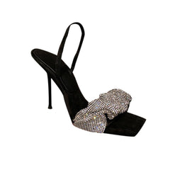 Diamante High Heel Sandals - 10cm
