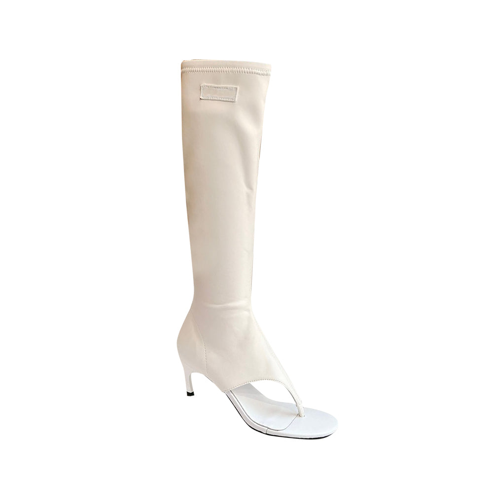 Flip Flop Kitten Heel Summer Boots
