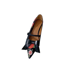 Rose Block Heel Sandals
