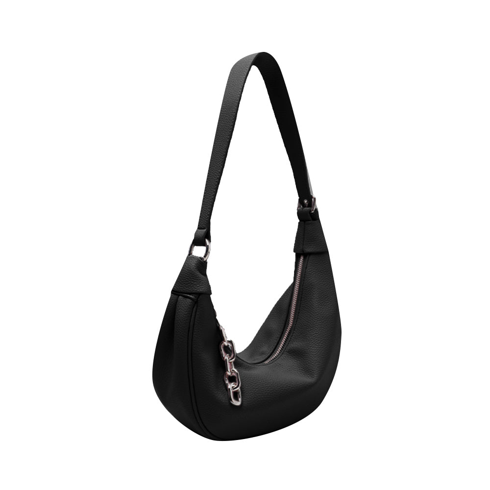 Chain Leather Cross Body Bag