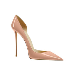 Patent Leather High Heel Pumps - 10cm