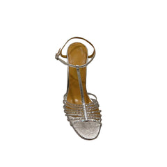 Diamante Ankle Strap High Heel Sandals