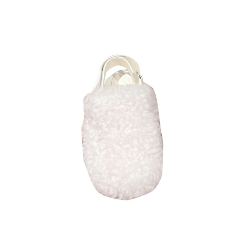 Fur Flat Sandals