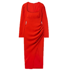 Long Sleeves Slip Evening Dress Gown