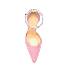 Diamante Ankle Strap High Heel Platform Sandals