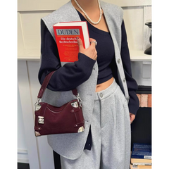 Metal-Plated Cross Body Bag