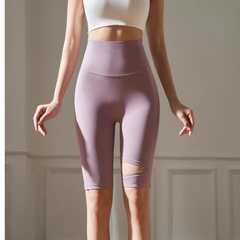 Yoga Pilates Cut Out Fitness Shorts