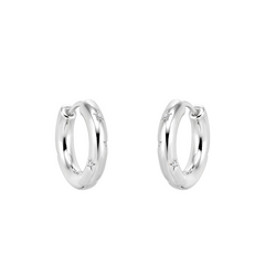 Diamante Ring Earrings - Pair
