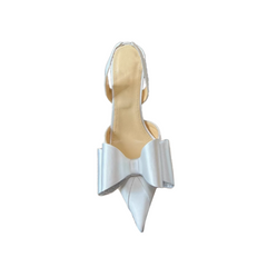Bow Mid Heel Sandals - 8cm