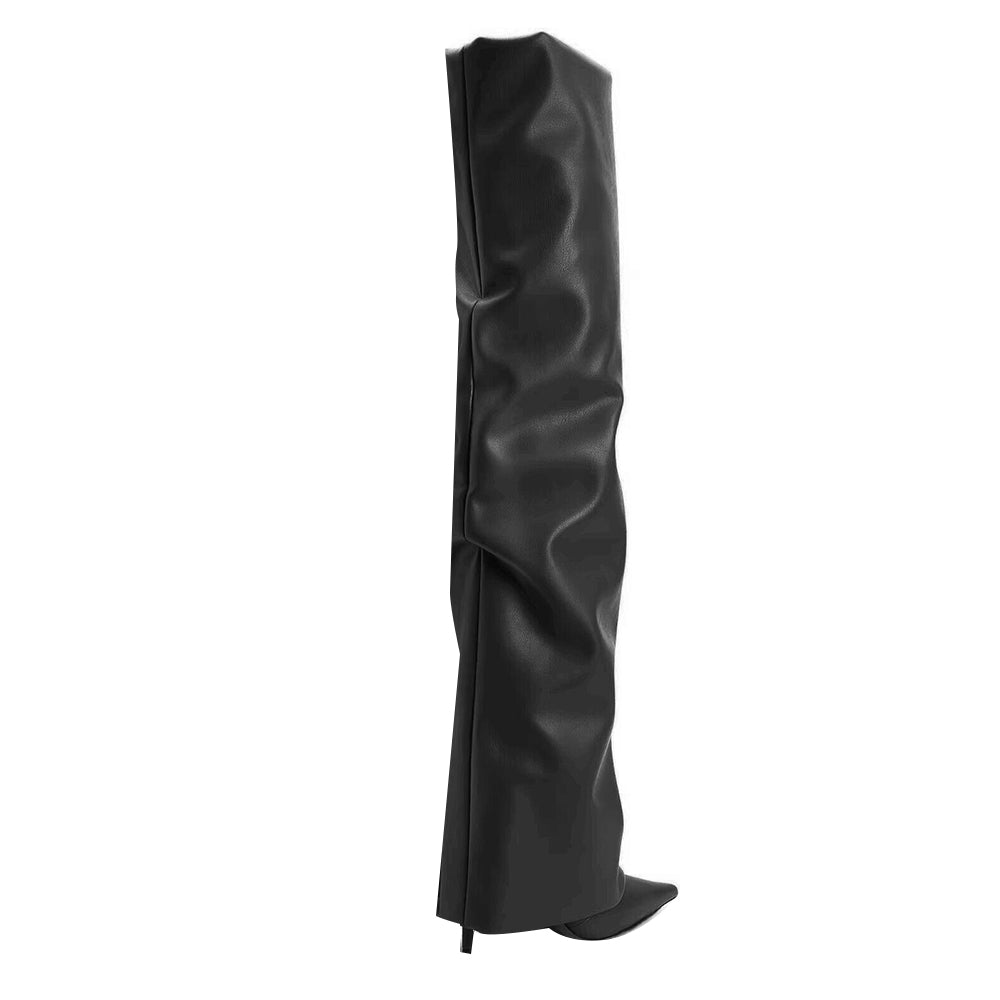 Leather Over The Knee Boots
