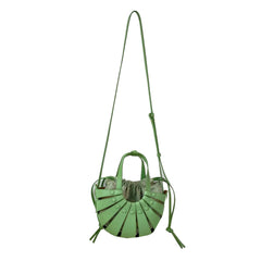 Cut Out Leather Tote Bag
