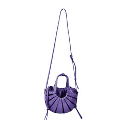 Cut Out Leather Tote Bag