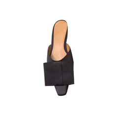 Bow Satin Slippers Slides