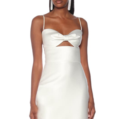 Cut Out Midi Evening Dress Gown