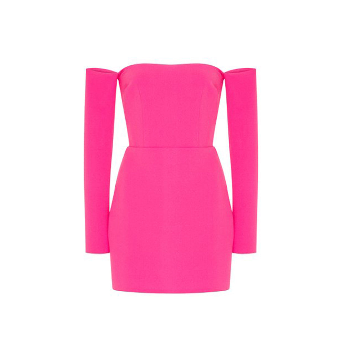 Off-Shoulder Mini Evening Dress Gown