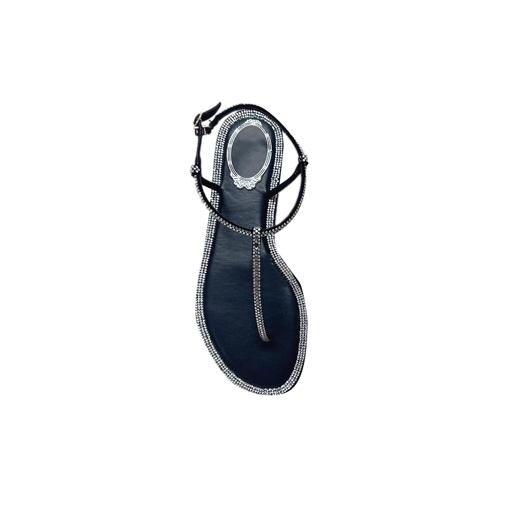 Diamante Flat Sandals