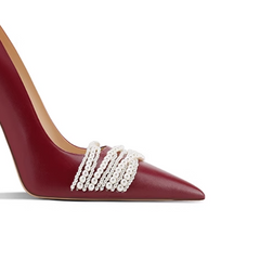 Pearl Mid Heel Pumps - 8cm
